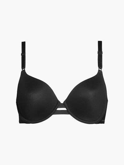Calvin Klein Underwear HU290319 | Calvin Klein Invisibles Női Póló Melltartó Fekete